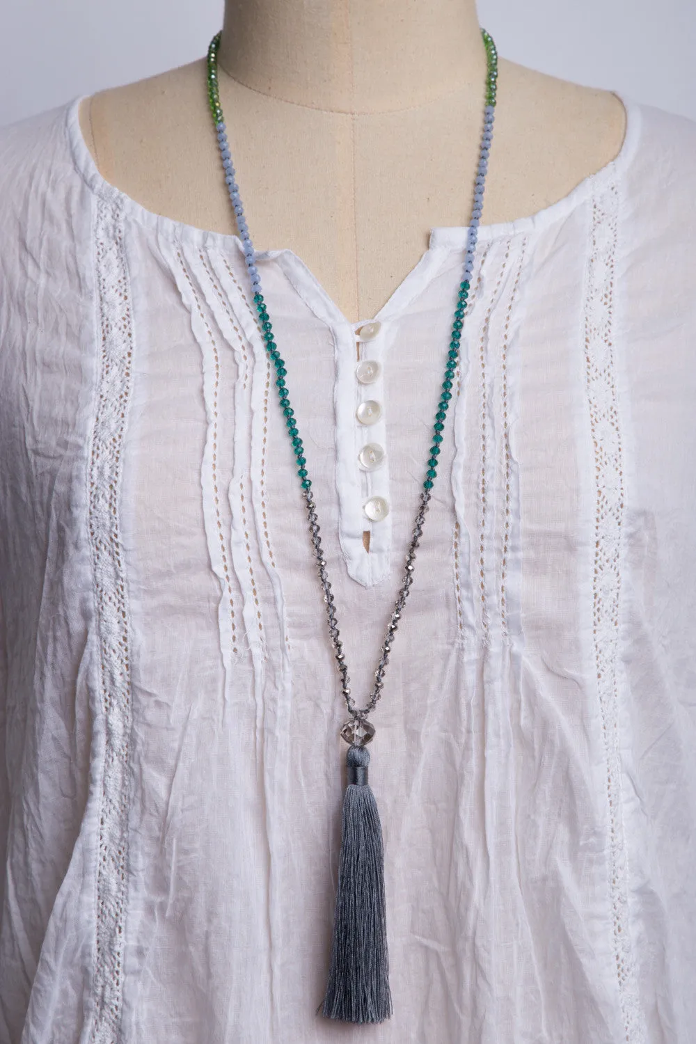 Bead Necklace (Forest)