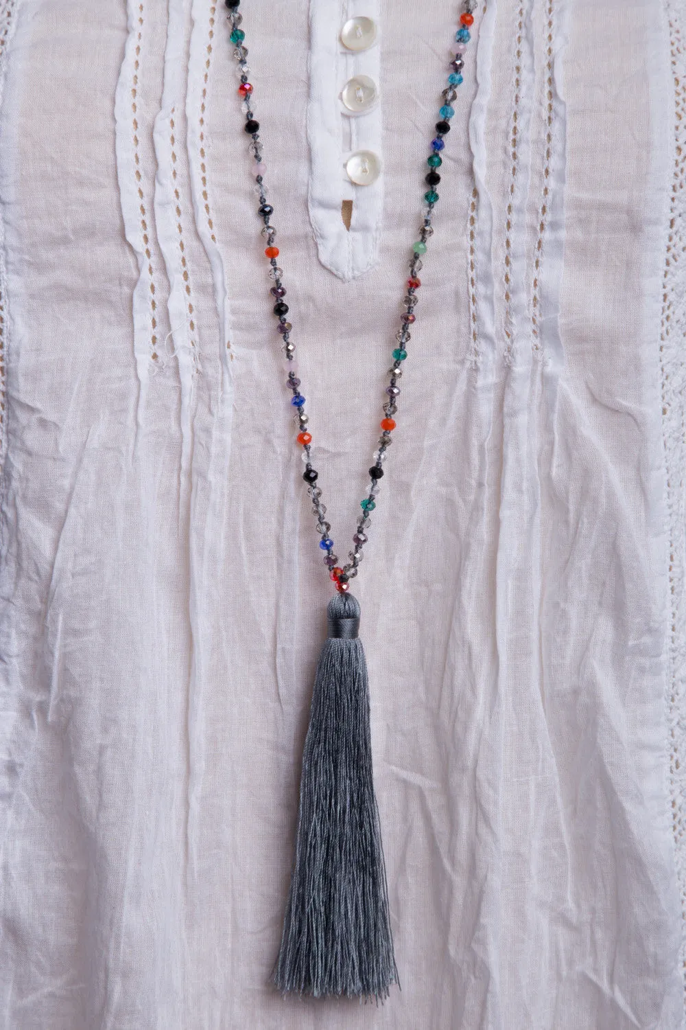 Bead Necklace (Lava)