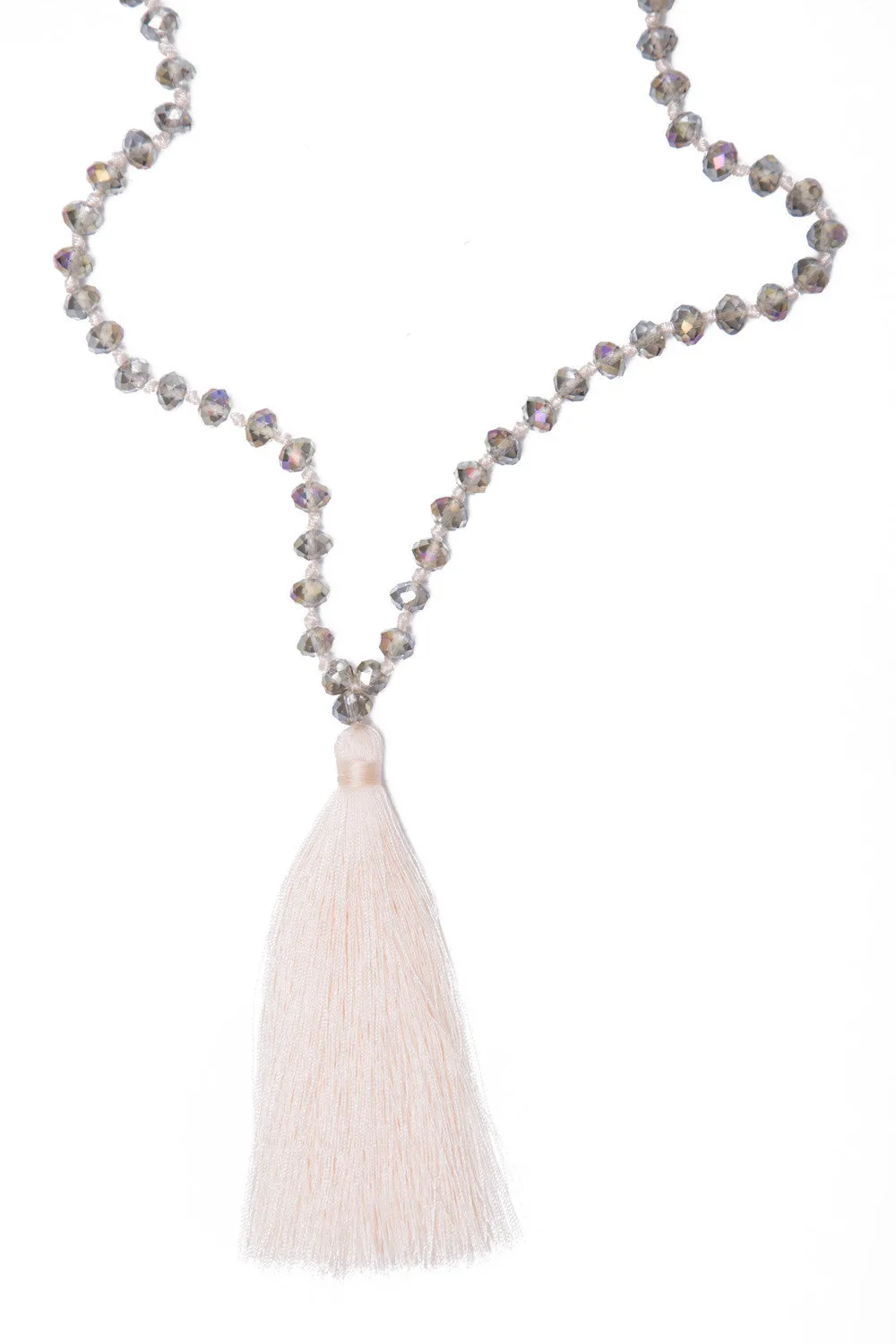 Bead Necklace (White)