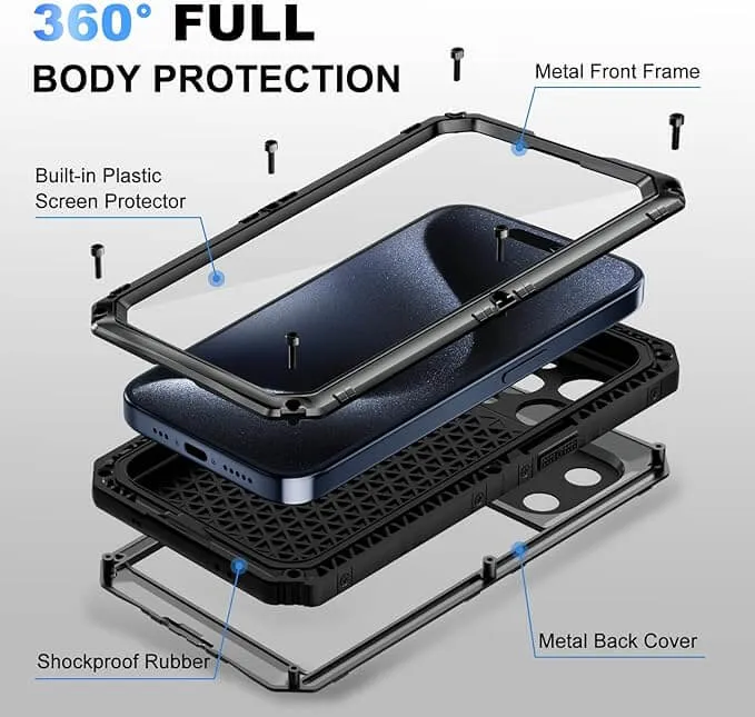 Beeasy iPhone 15 Pro Waterproof Cases | Dropproof