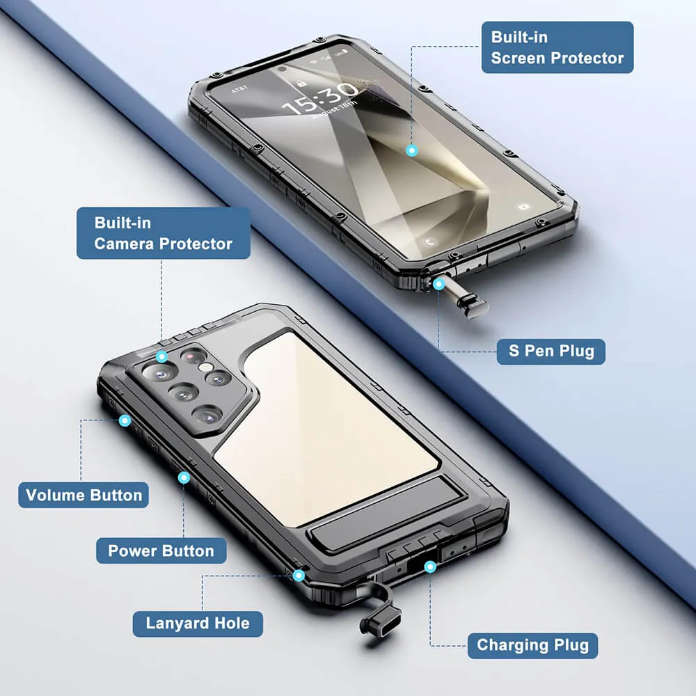 Beeasy Samsung S24 Ultra Waterproof Case With Military Grade Drop Protection