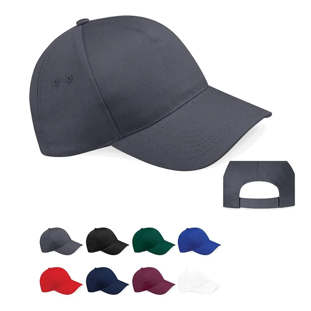 Beechfield Ultimate 5 Panel Cap x50   Free Logo