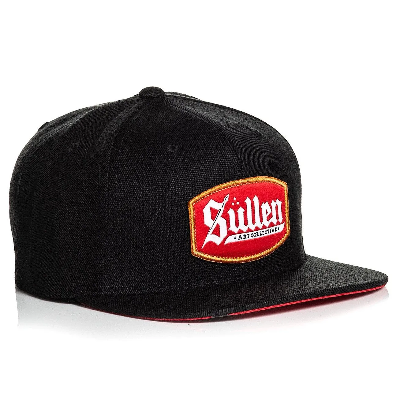 Blaq Letter Black Red Snapback Cap