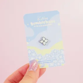 Blue Hydrangea Mini Flower Enamel Pin | Kawaii Floral Jewelry | Cute Botanical Accessory for Nature Lovers