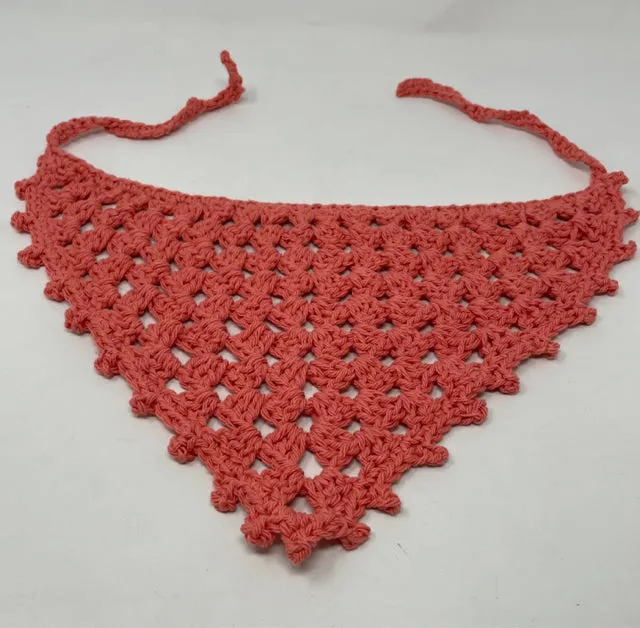 Child Cotton Crochet Bandana Scarf