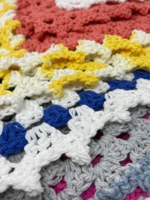 Child Cotton Crochet Bandana Scarf