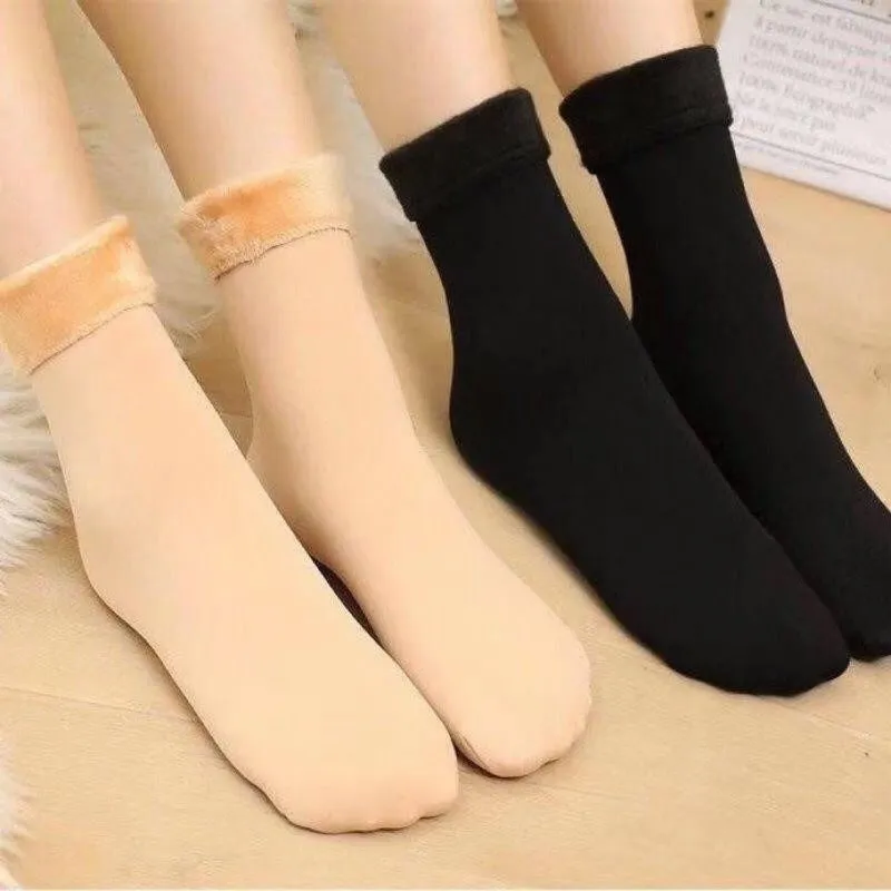 Cuzcare Thermal Socks For Women Soft Cashmere Winter Accessories