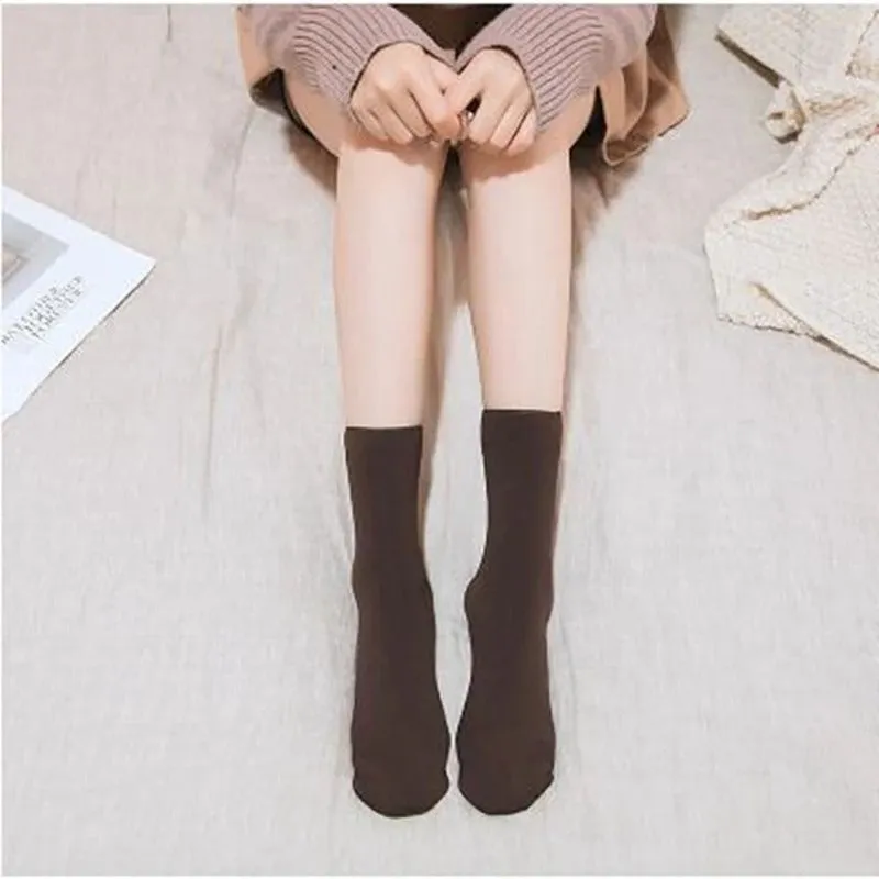 Cuzcare Thermal Socks For Women Soft Cashmere Winter Accessories