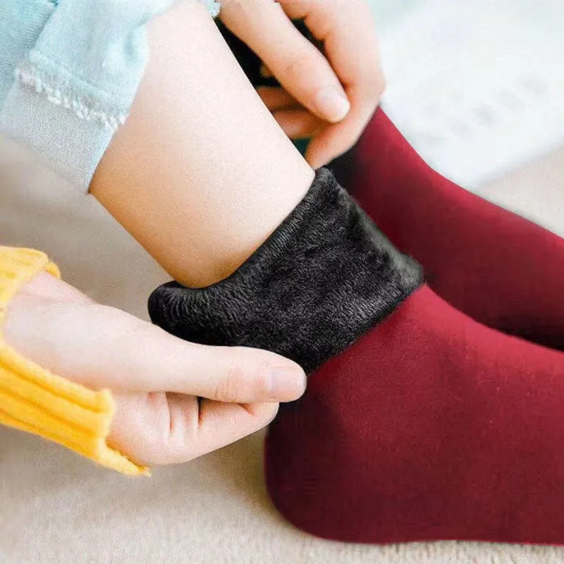 Cuzcare Thermal Socks For Women Soft Cashmere Winter Accessories