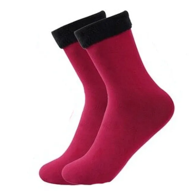 Cuzcare Thermal Socks For Women Soft Cashmere Winter Accessories