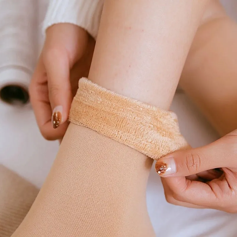 Cuzcare Thermal Socks For Women Soft Cashmere Winter Accessories