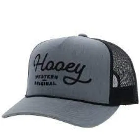 HOOEY OG GREY/BLACK 5P TRUCKER HAT