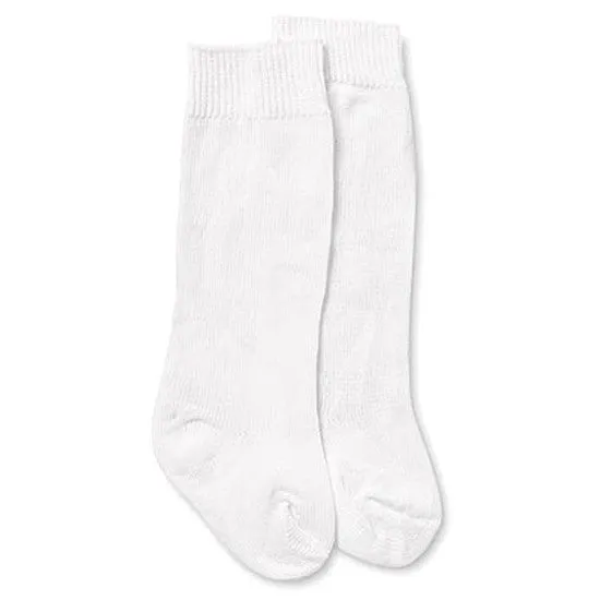 Jefferies Socks Boys & Girls Dress Knee High Socks - Nylon - White