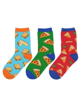 Kid's A Little Cheesy Socks 3 Pair Pack