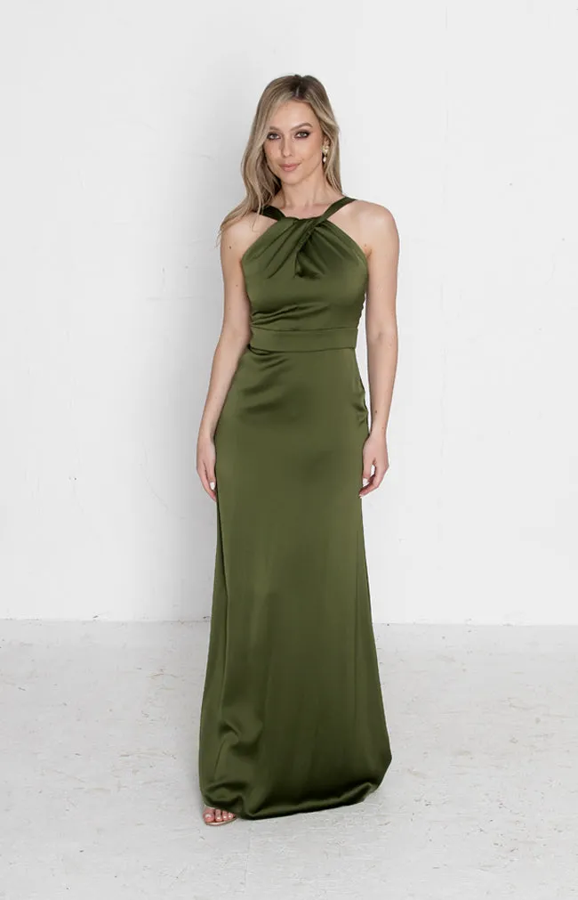 Lopez Gown - Olive