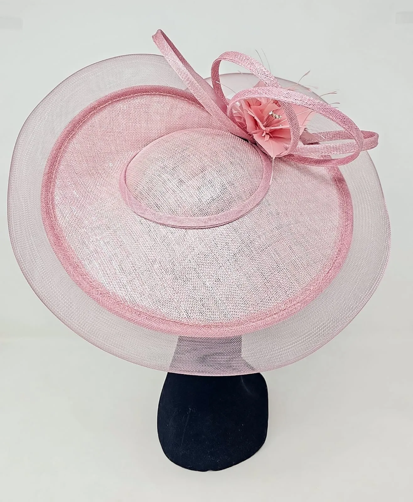 Metallic Rose Looped Rose Hatinator