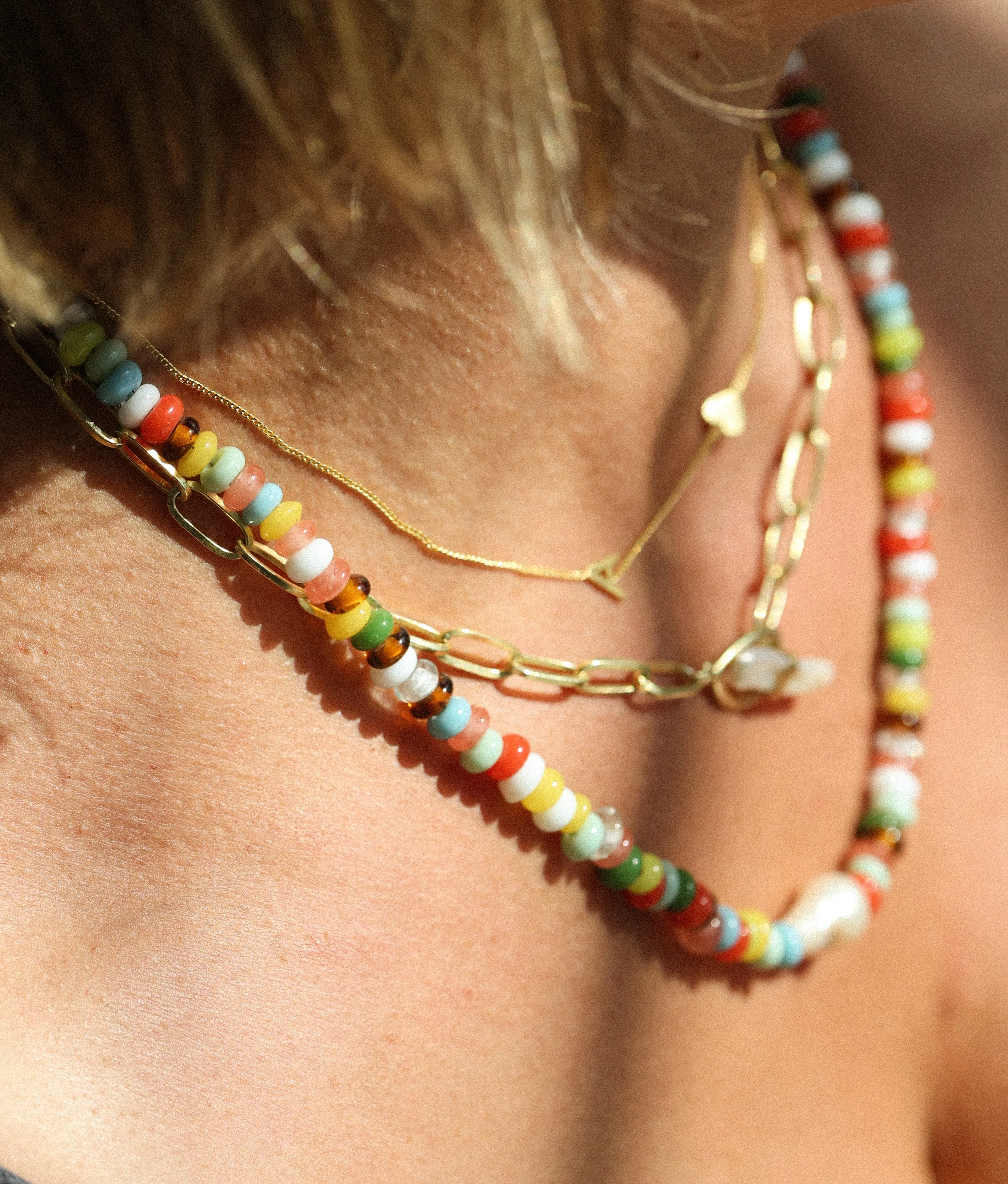 Rosie beaded necklace