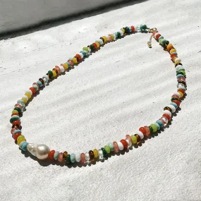 Rosie beaded necklace