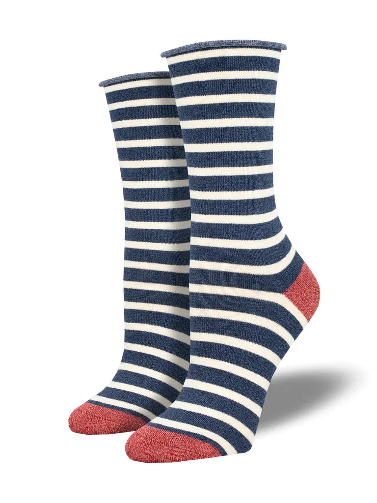 Socksmith Women's Sailor Stripe Crew