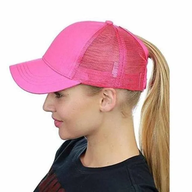 Summer Women  Mesh Cap Ponytail Baseball Caps