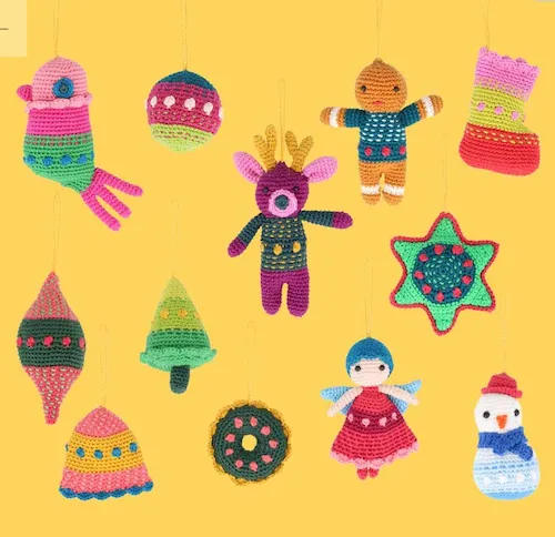 Tree Ornament Crochet Kit