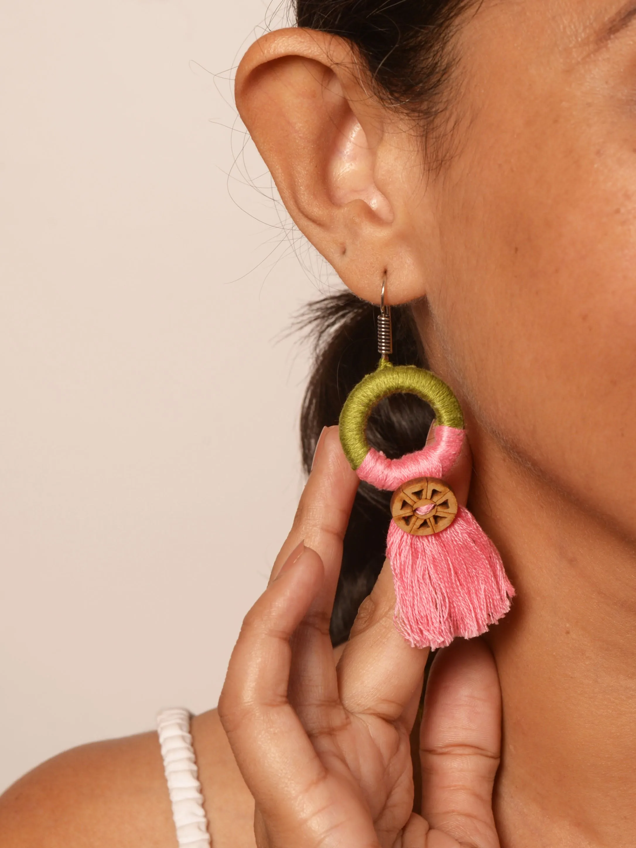 Ura Crochet NNecklace & Earrings  set
