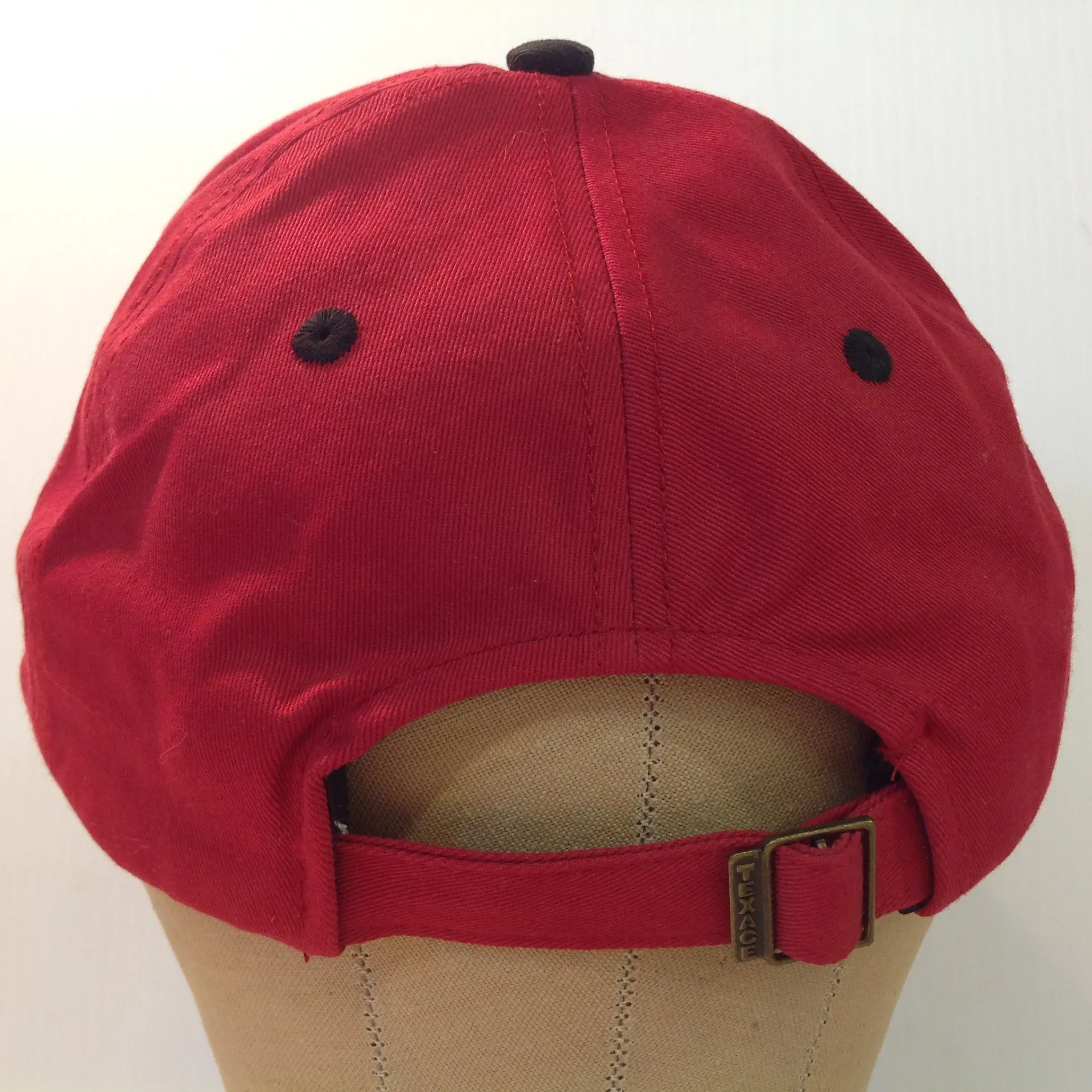 Vintage Texace Professional 98 Kaanapali Golf Course Maui Hawaii Souvenir Red Baseball Cap